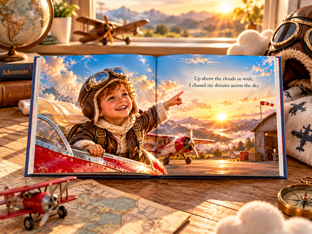 Little Pilot - interior page spread