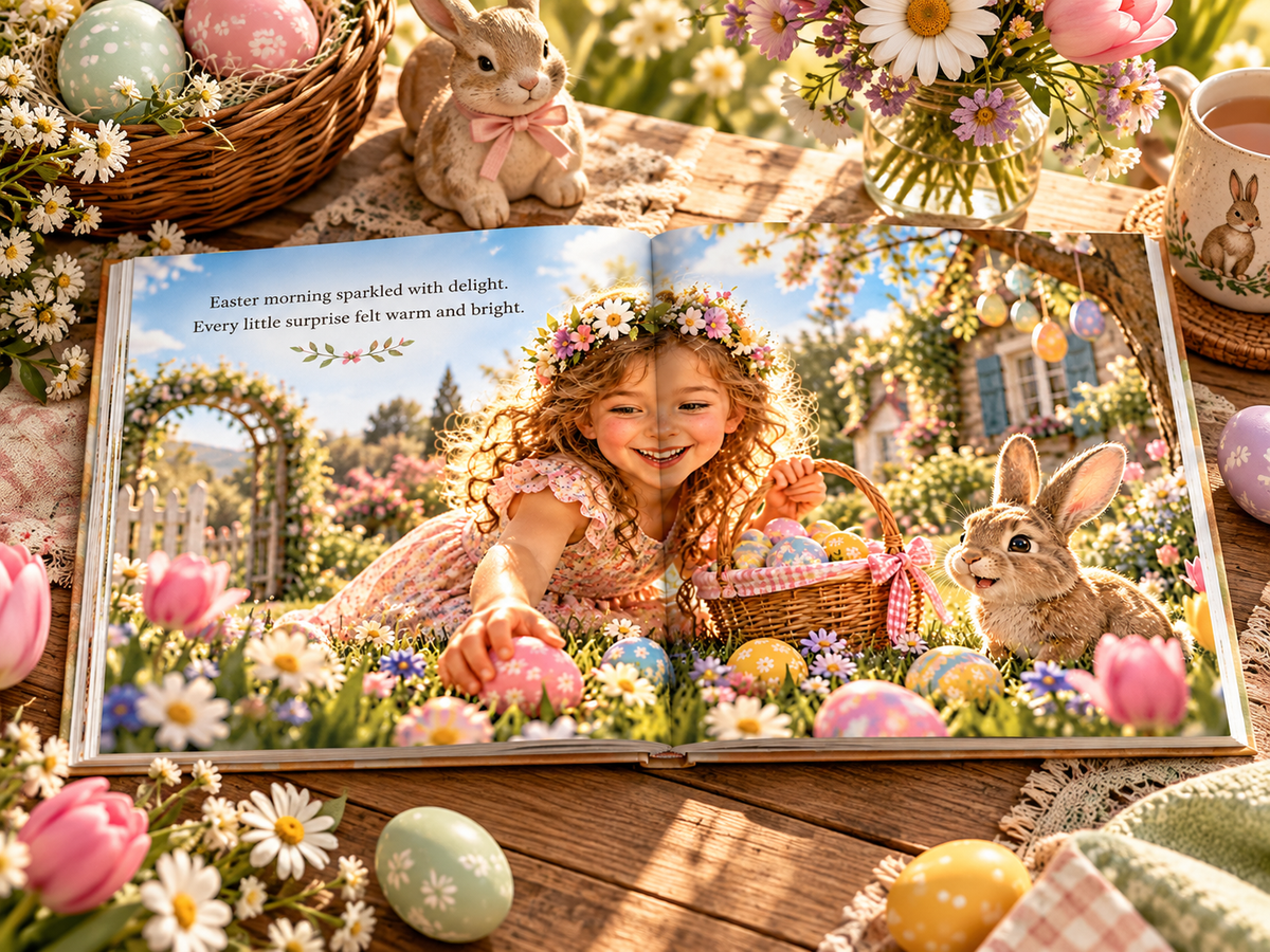 Easter Joy - interior page spread