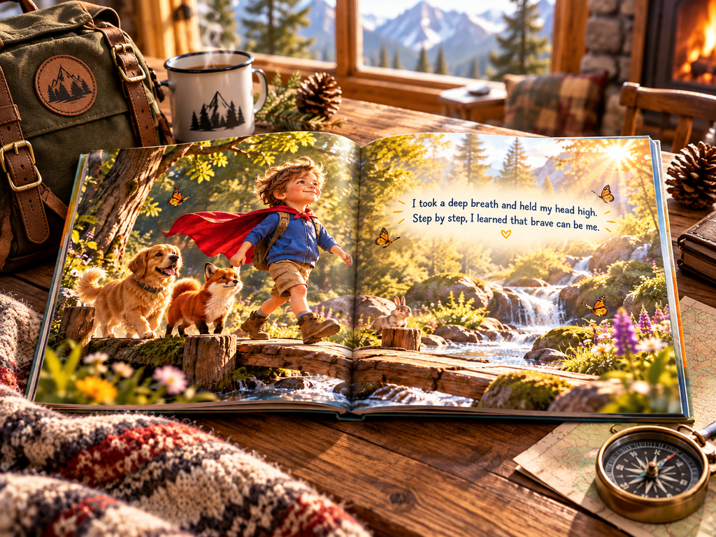 I Am Brave - interior page spread