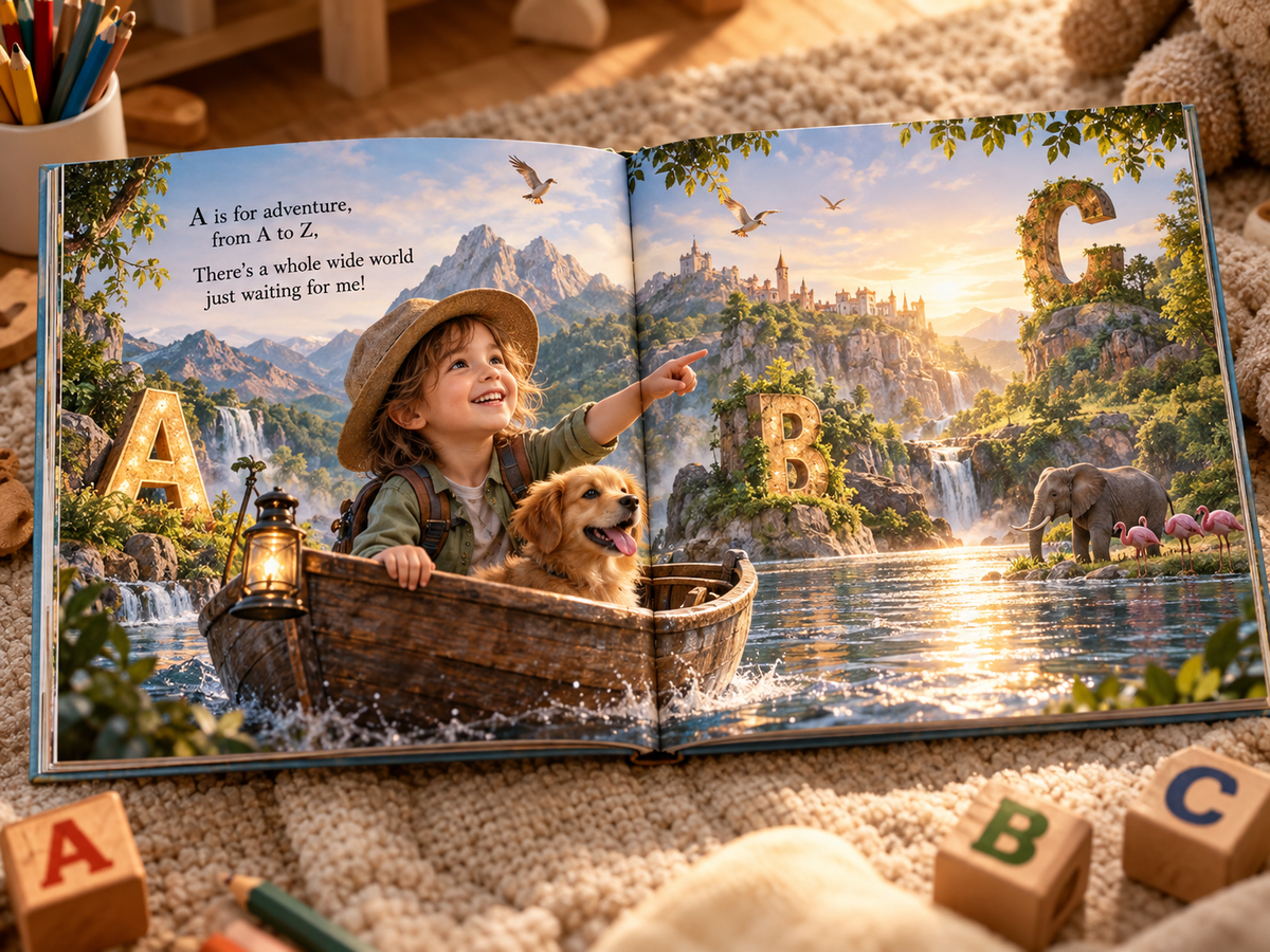 ABC Adventure - interior page spread