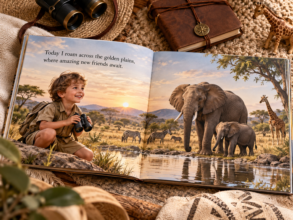 Safari Explorer - interior page spread