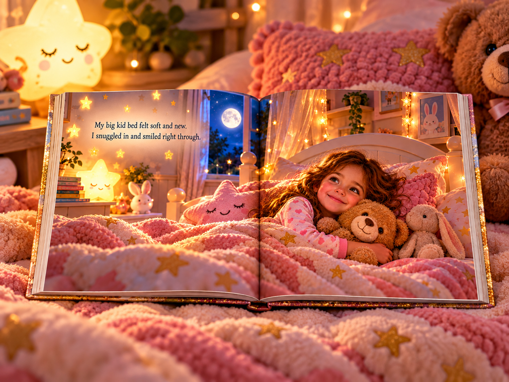 Big Kid Bed - interior page spread