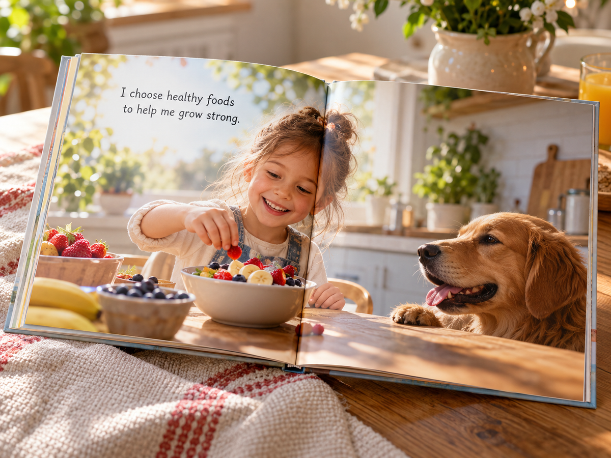 Healthy Me - interior page spread