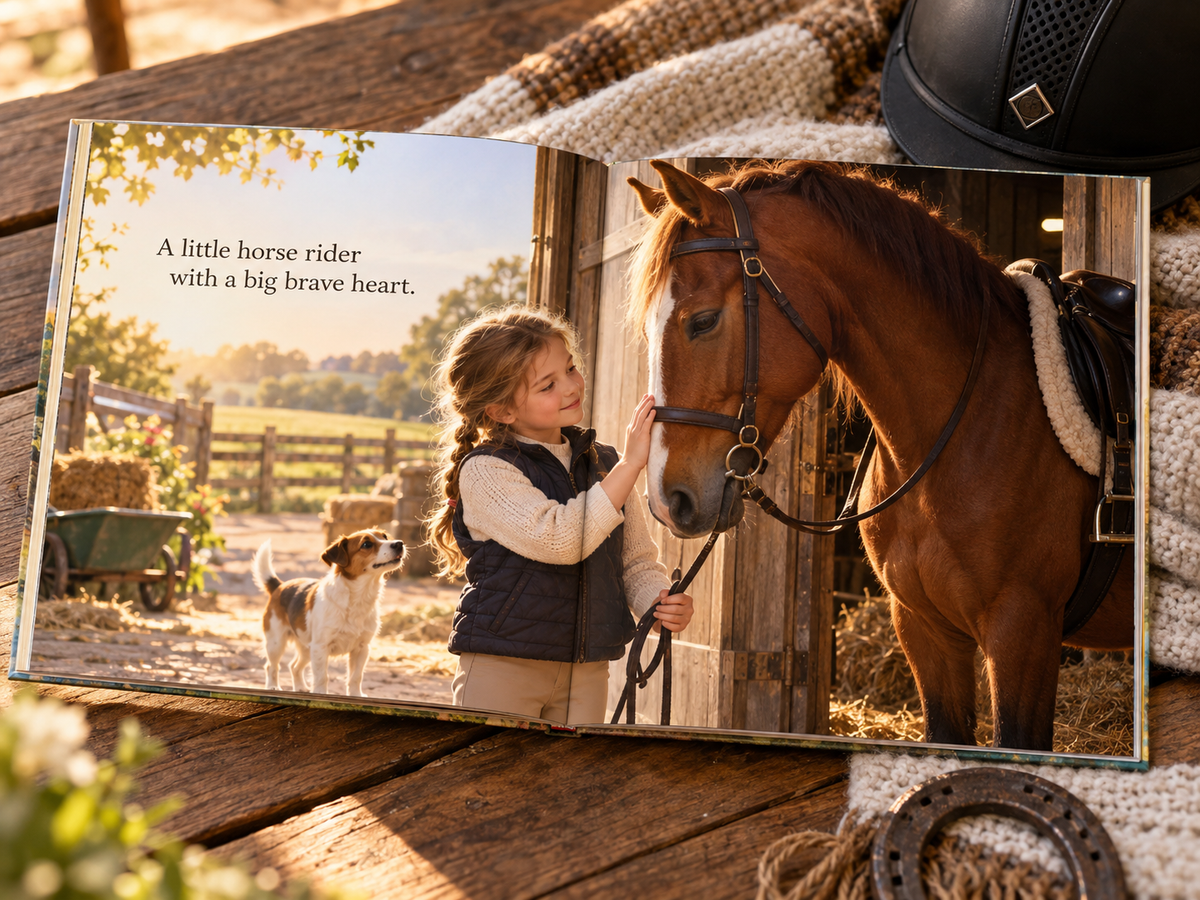 Little Horse Rider - interior page spread