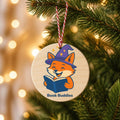 Bookie wooden tree ornament