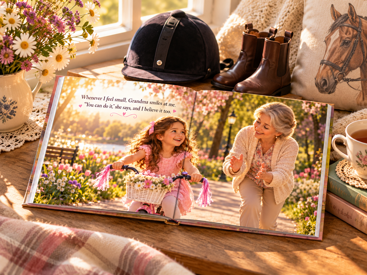 My Grandma Always Believes in Me - interior page spread